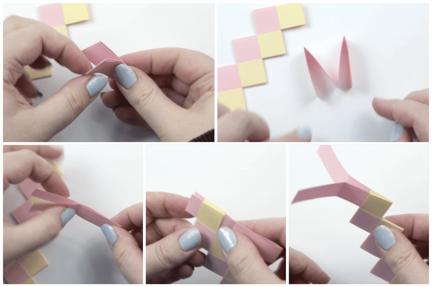 origami bracelet tutorial 05