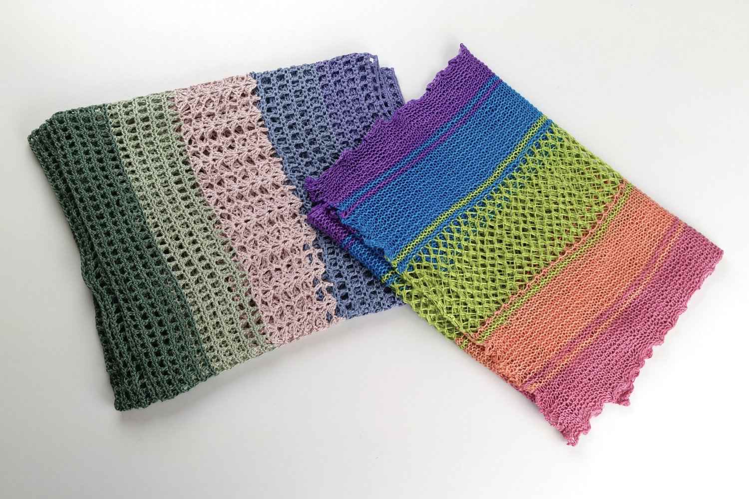 Scarf Crochet Striped Pattern