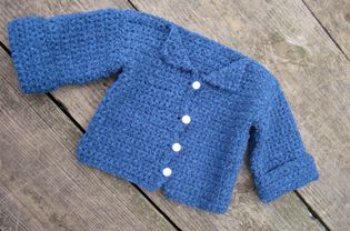 Beginner's Baby Cardigan Sweater