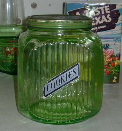 霍金玻璃有限公司绿色饼干罐