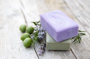 Soaps with herbs