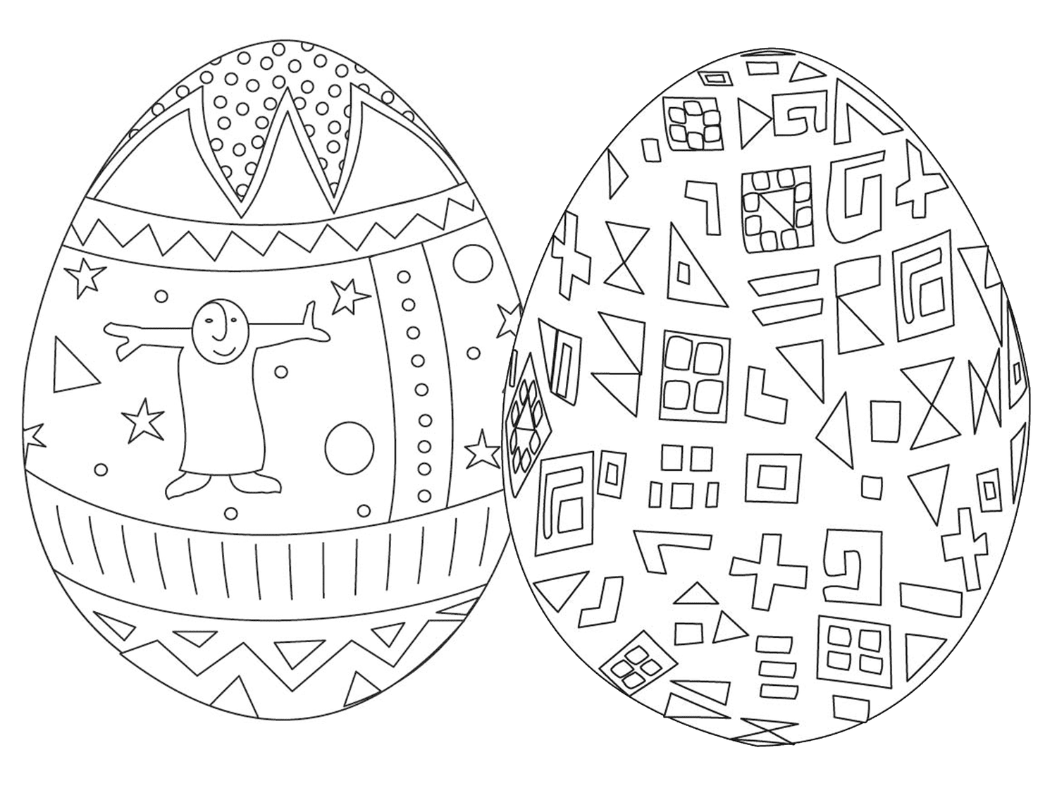 两个复活节彩蛋的设计