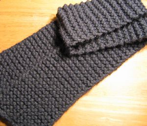 袜带针的围巾