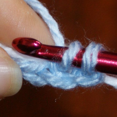 挂毯钩针教程:第一单钩针在进步