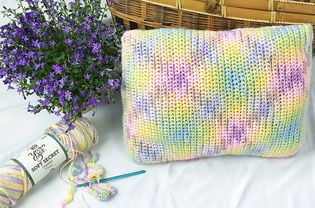 Planned Pooling Crochet Pillow