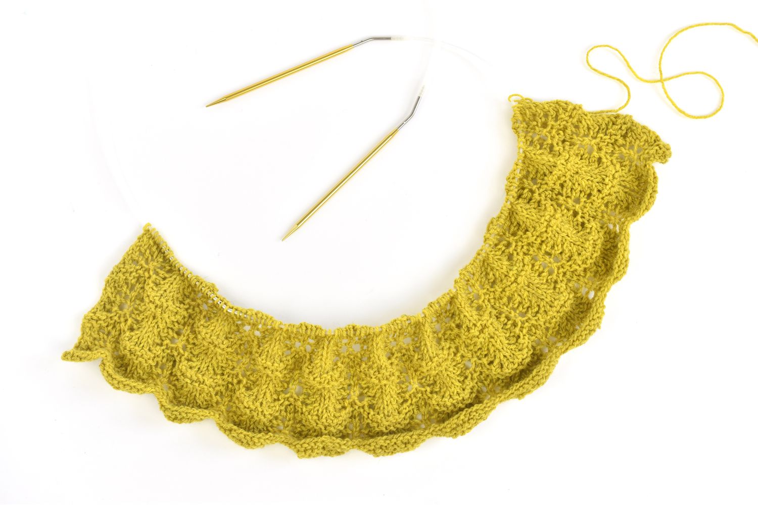 Knit the First Lace Section