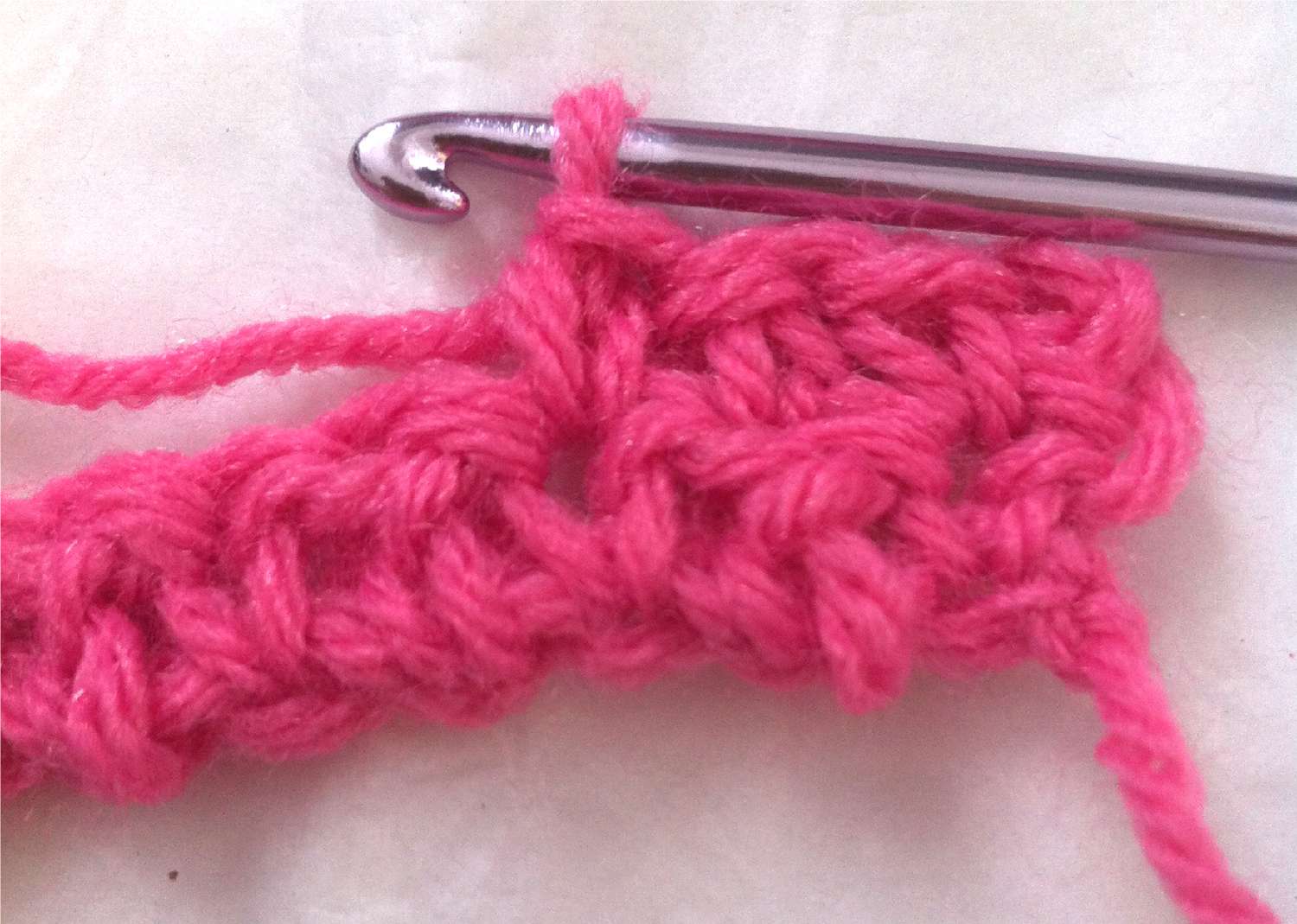 Crochet seed stitch