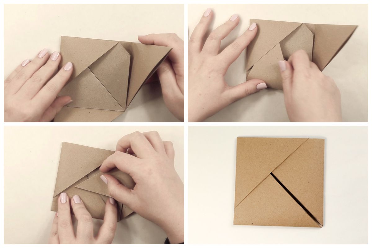 折纸纸贮仓