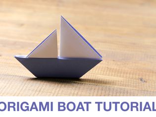 Origami Boat Tutorial