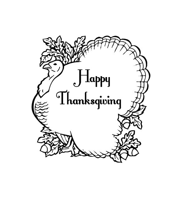 黑白土耳其说“快乐Thanksgiving"