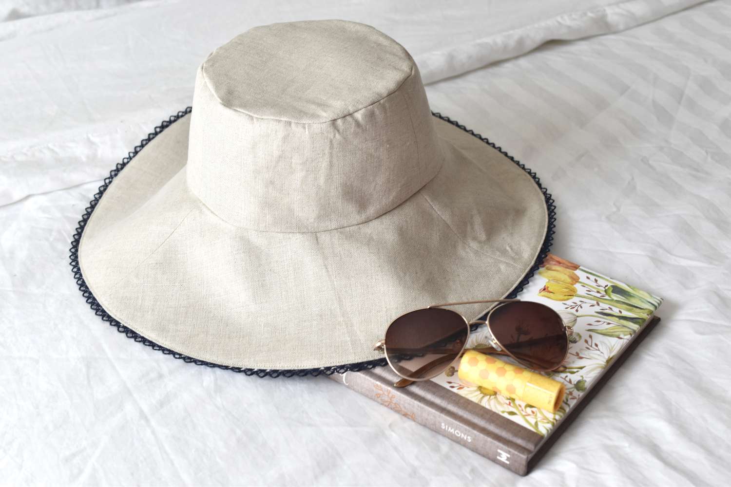 如何缝制一个亚麻太阳帽子吗