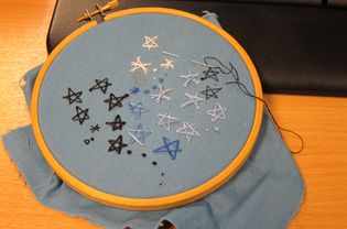 星针刺绣练习