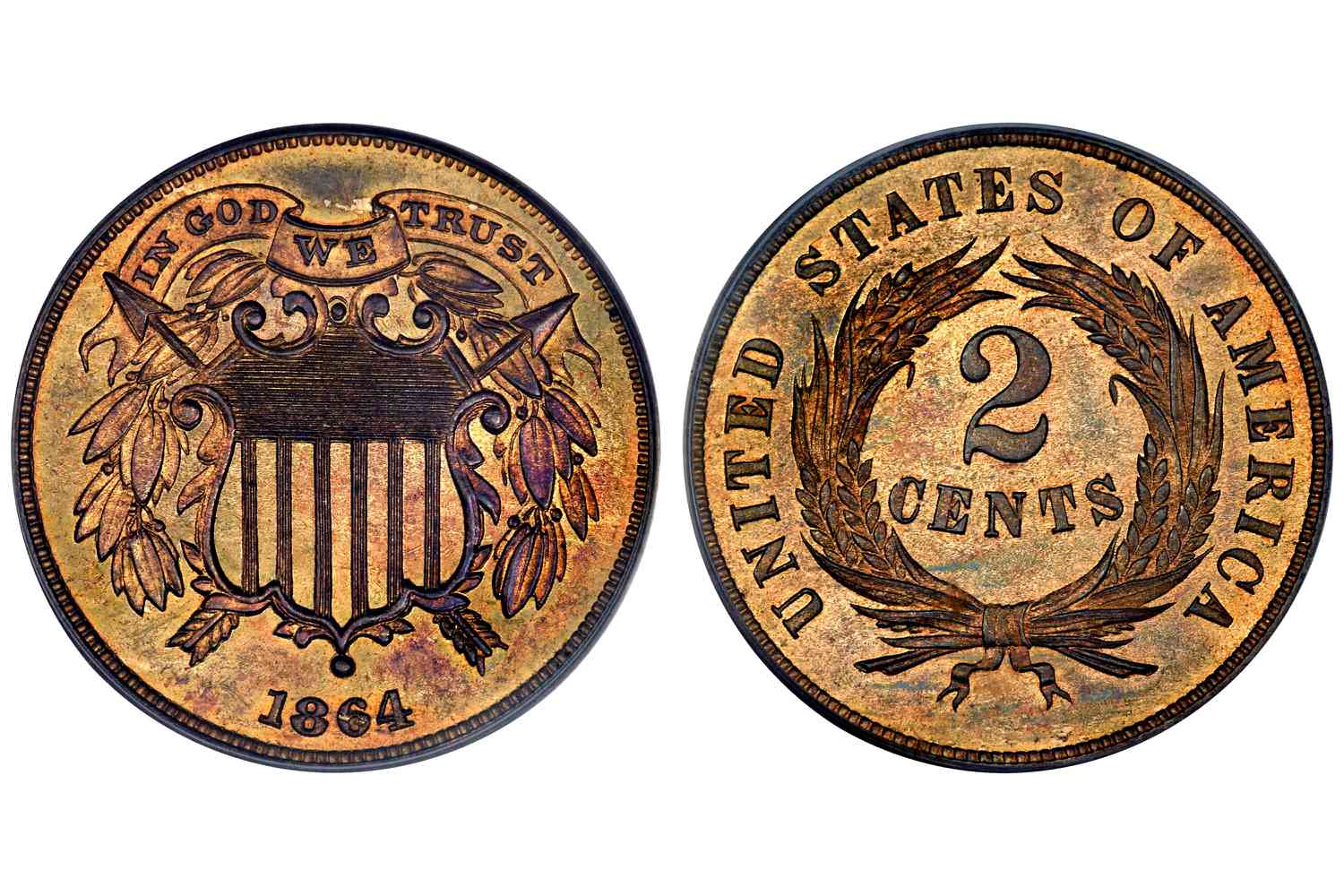 1864年美国两分硬币