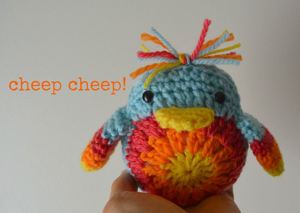 Colorful Easter Chick Crochet Pattern