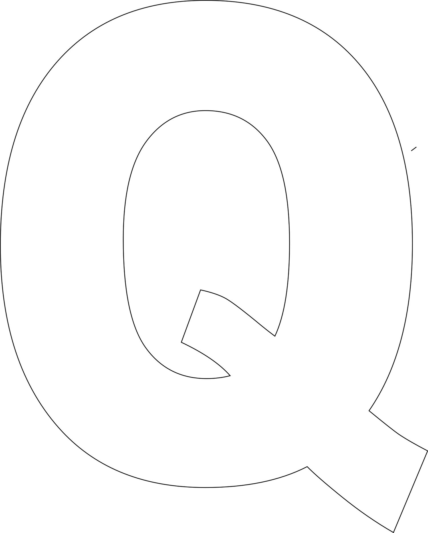 免费打印Q模板