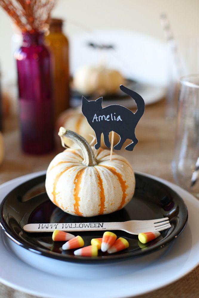 Halloween place cards