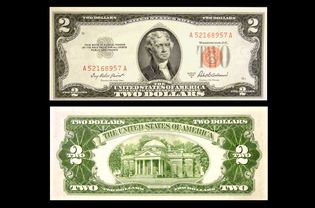 series 1953-a two dollar bill