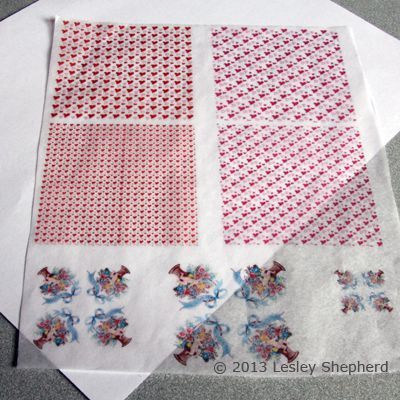 Valentine's tissue paper designs