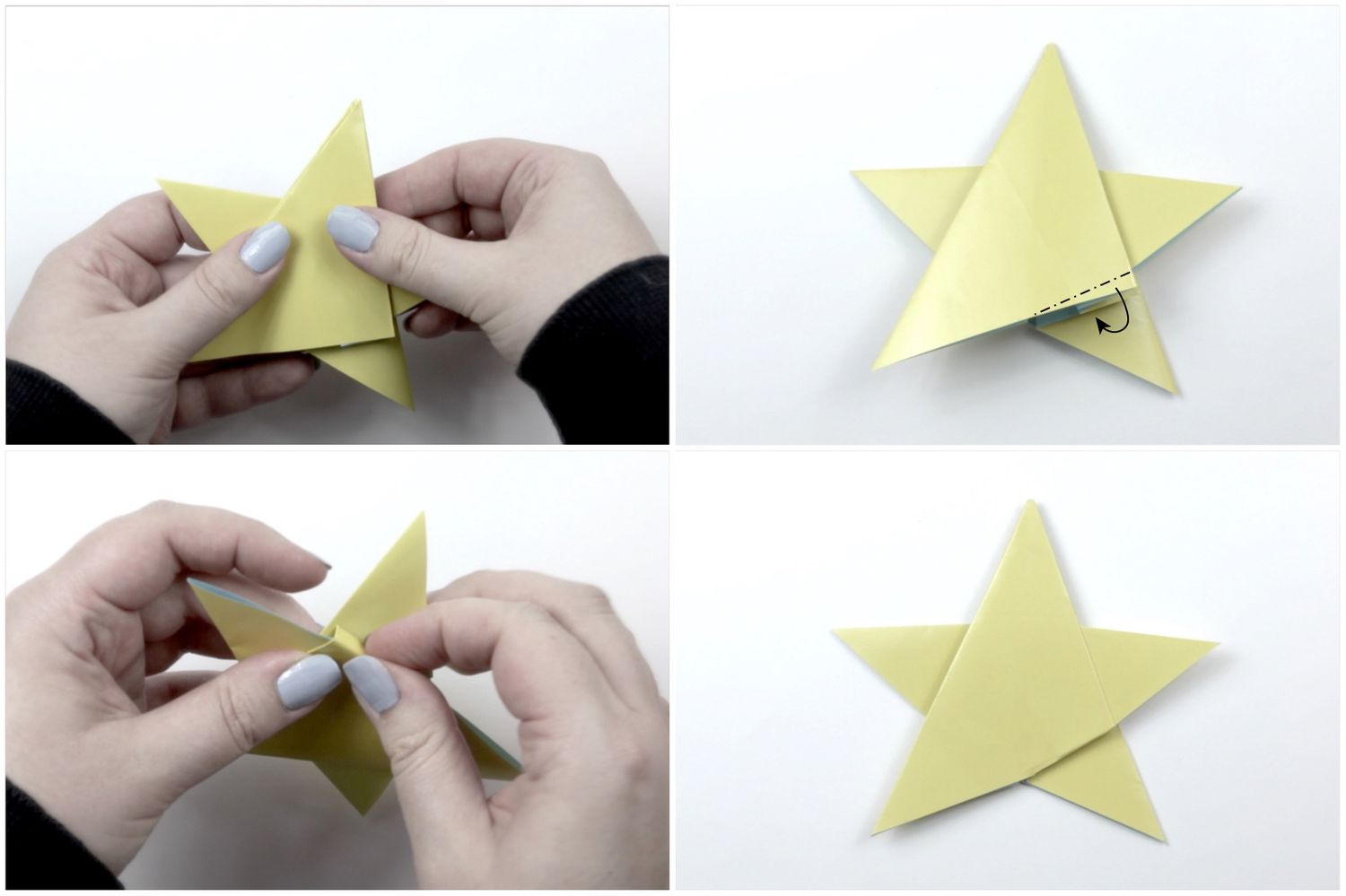 简单的折纸星教程06