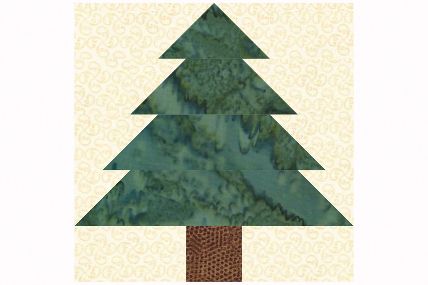 圣诞树被子块模式