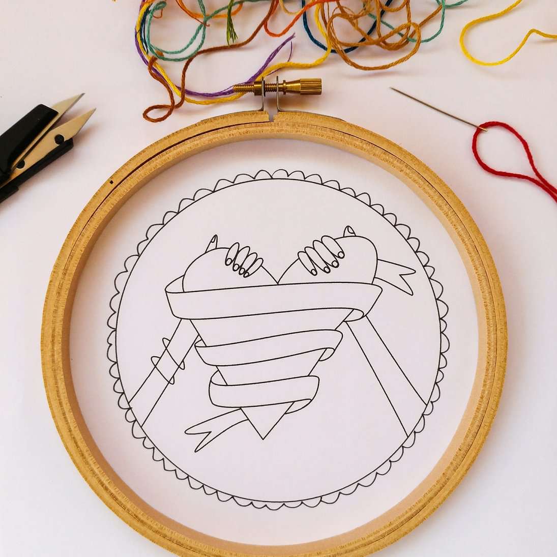 Share the Love Hand Embroidery Pattern