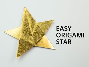 easy origami star tutorial 01