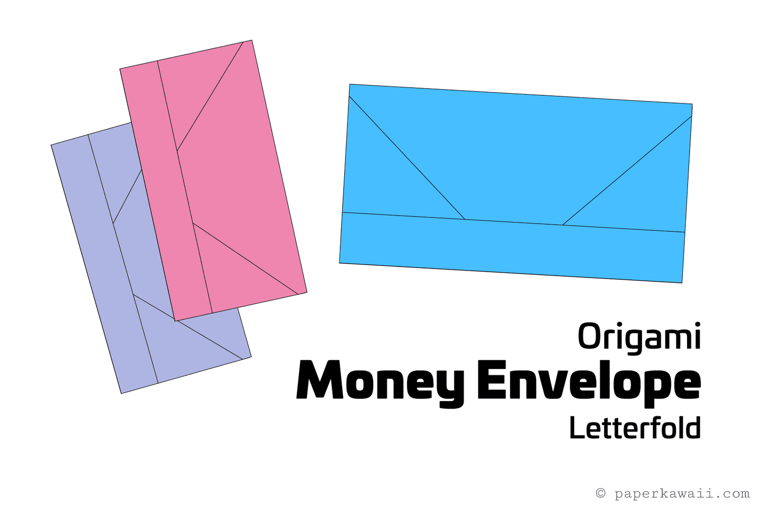 钱折纸信封letterfold
