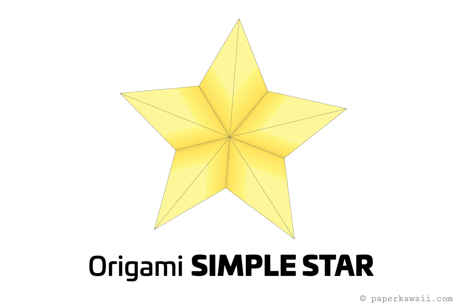 简单的折纸星01
