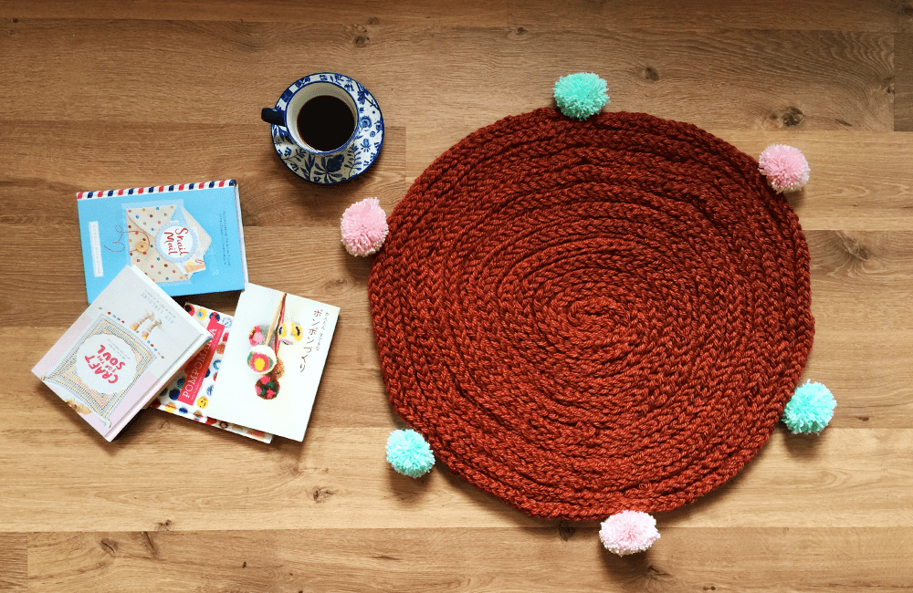 Finger-Knit生活舒适的地毯