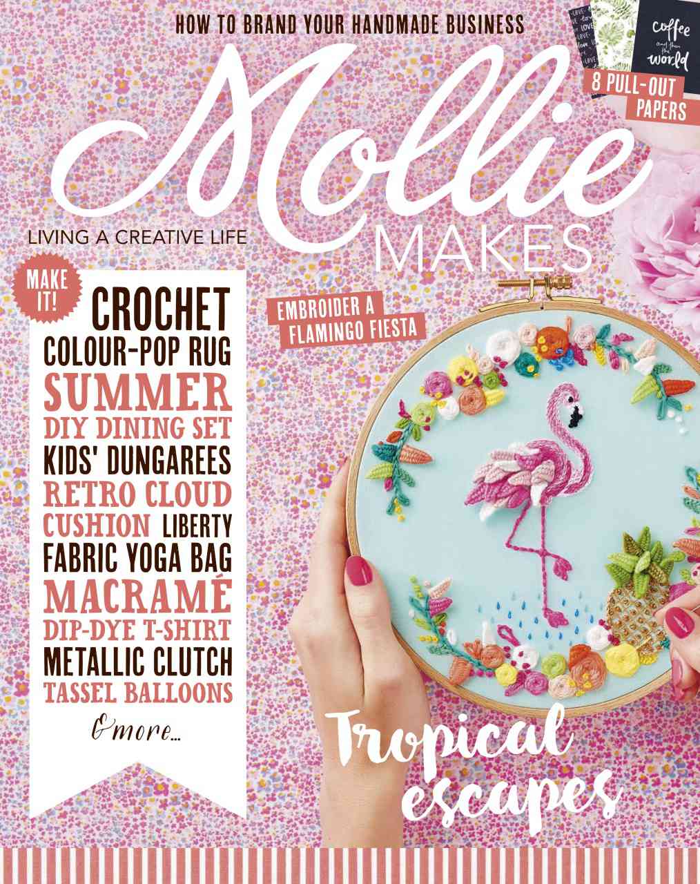 莫莉让杂志的封面。