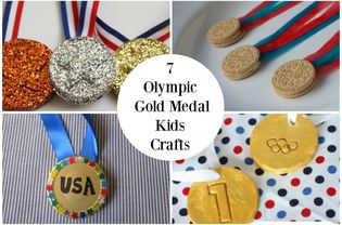 7枚奥运金牌儿童工艺品