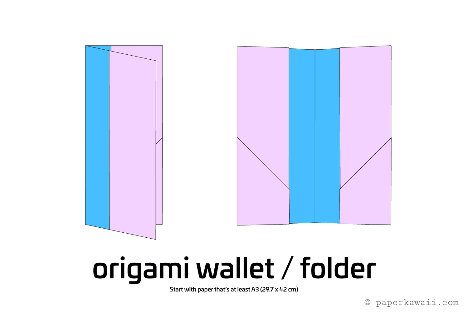 简易折纸钱包图1