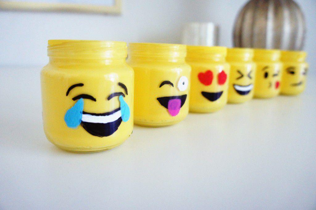 DIY Emoji梅森罐