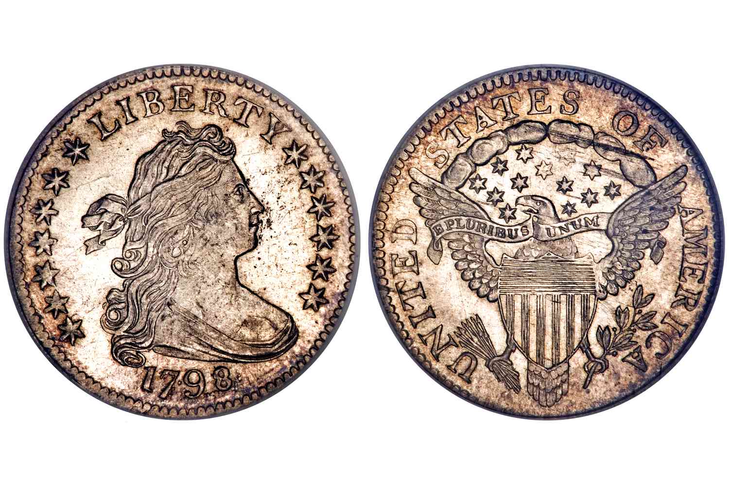 1798年半身像一角硬币-小8