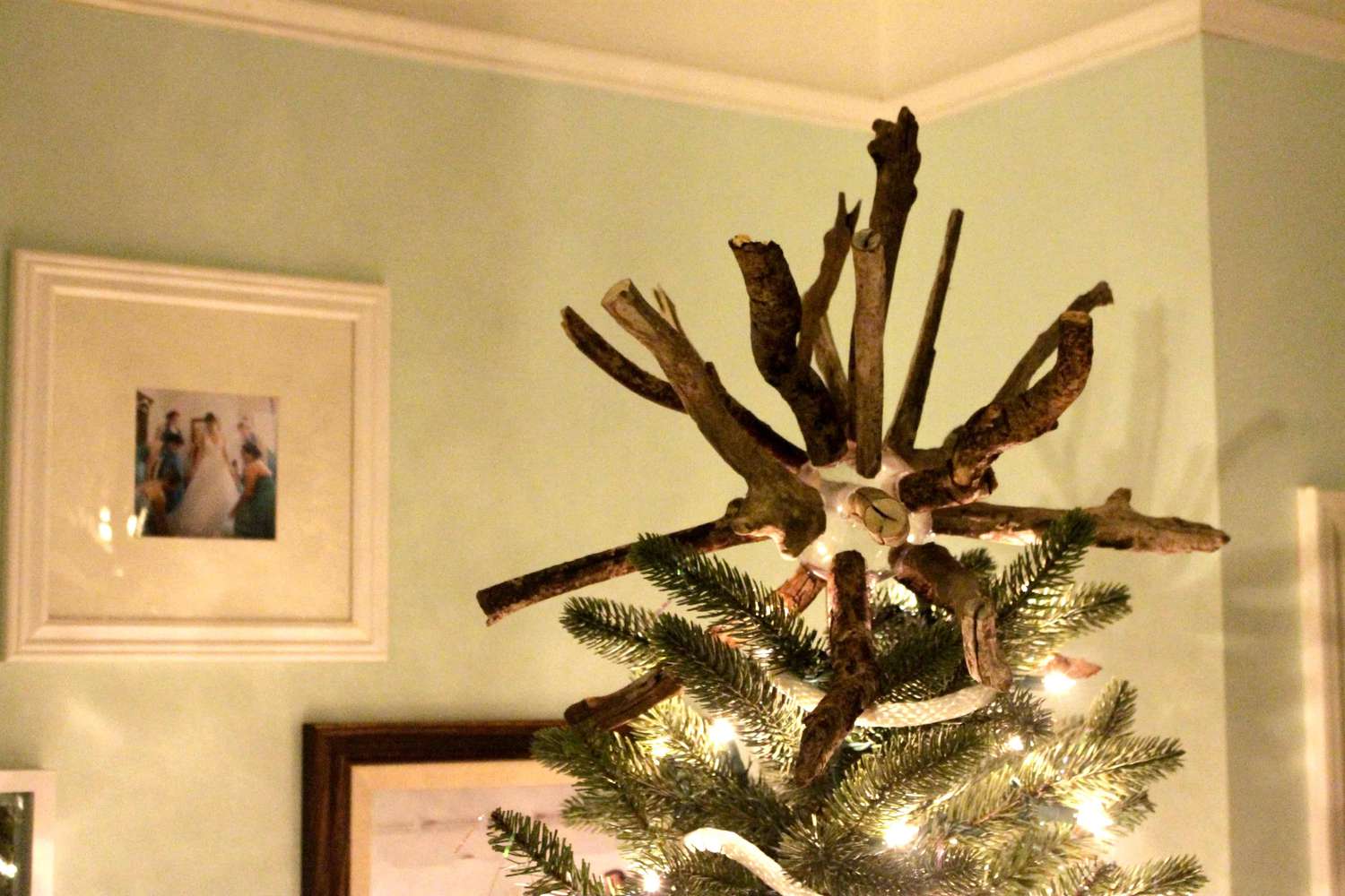 沿海圣诞节:DIY浮木树顶