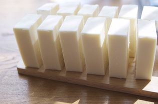 handmade white soap